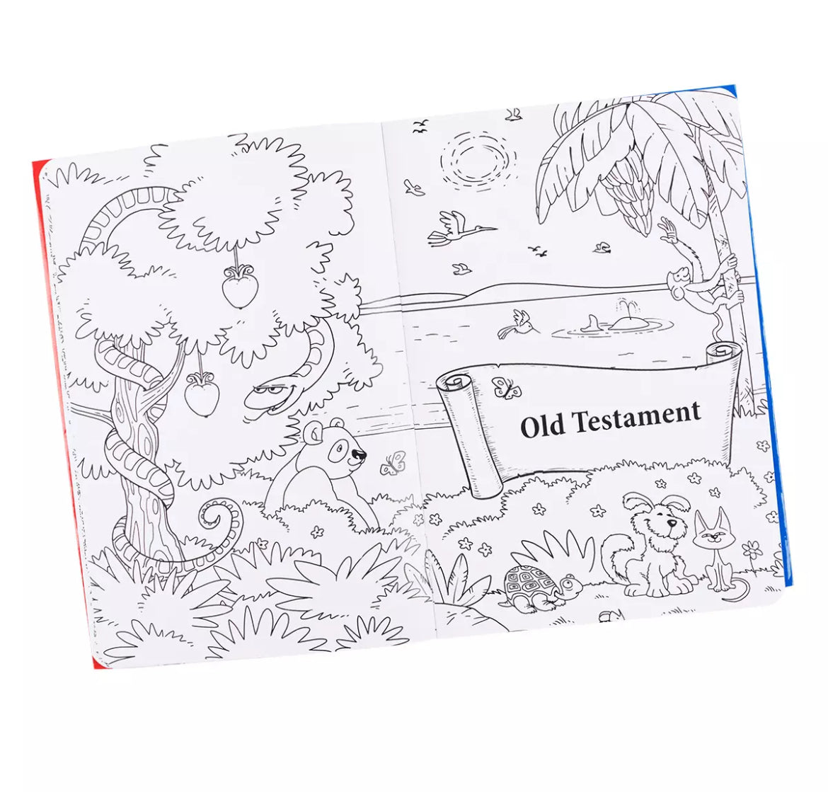 My Own Keepsake Bible: A Kids Bible Storybook to Color