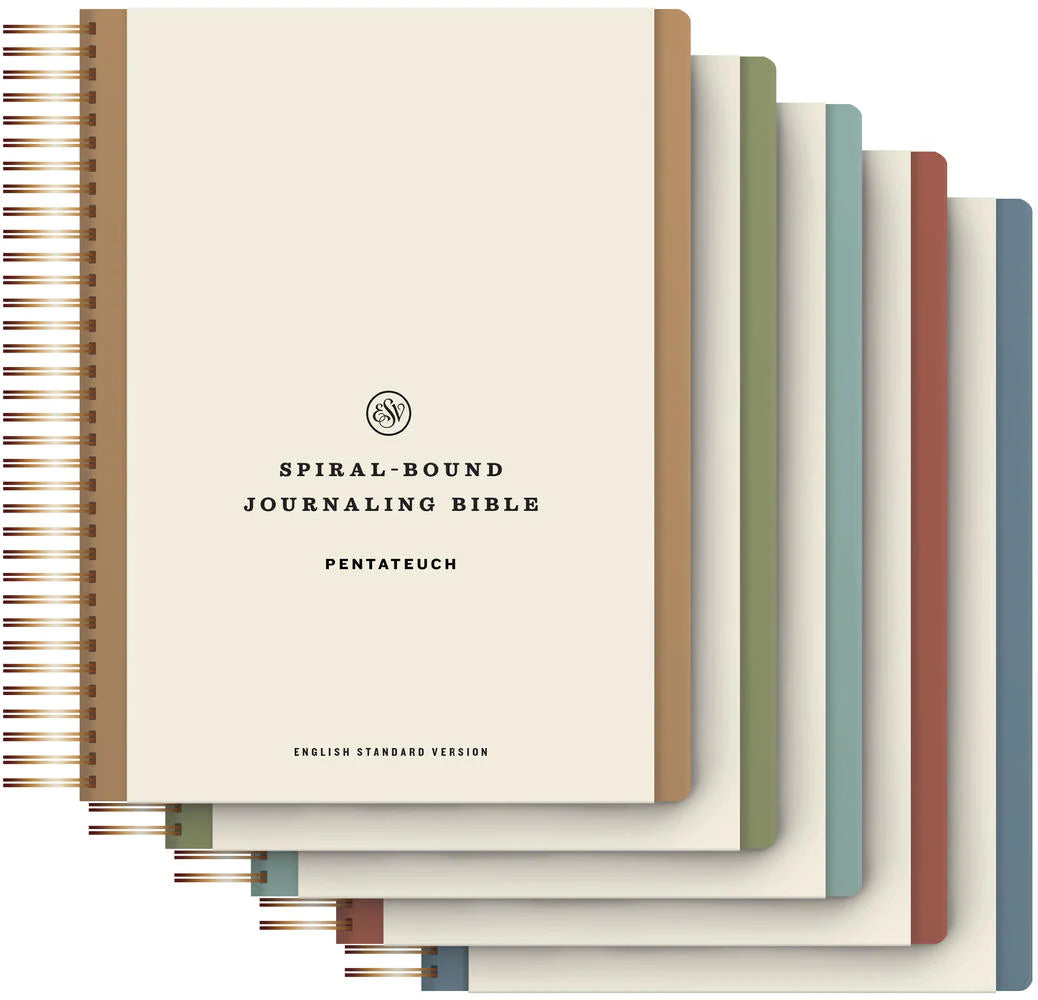 ESV Spiral-Bound Journaling Bible, Five-Volume Set (Hardcover) - I AM INTENTIONAL 