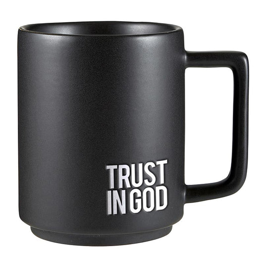 Matte Café Mug – Trust in God - I AM INTENTIONAL 