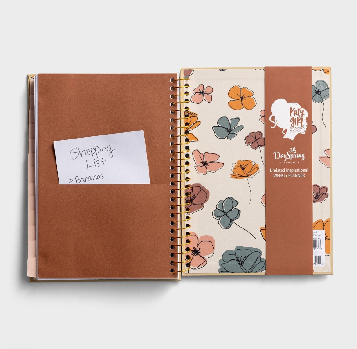 KatyGirl - Send Your Light: 12-Month Undated Weekly/Monthly Planner - I AM INTENTIONAL 