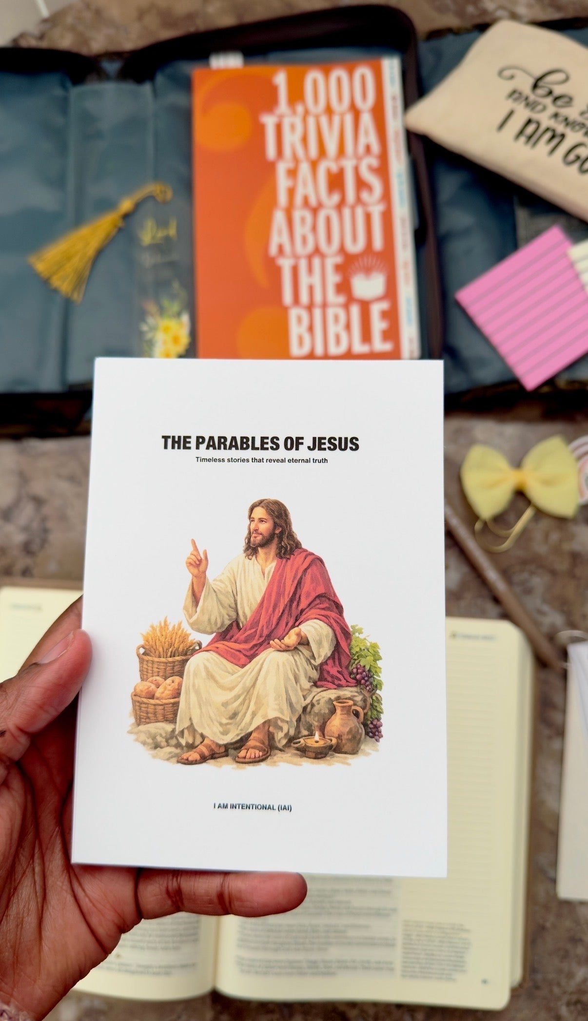 Parables Bible Tip- Ins - I AM INTENTIONAL 