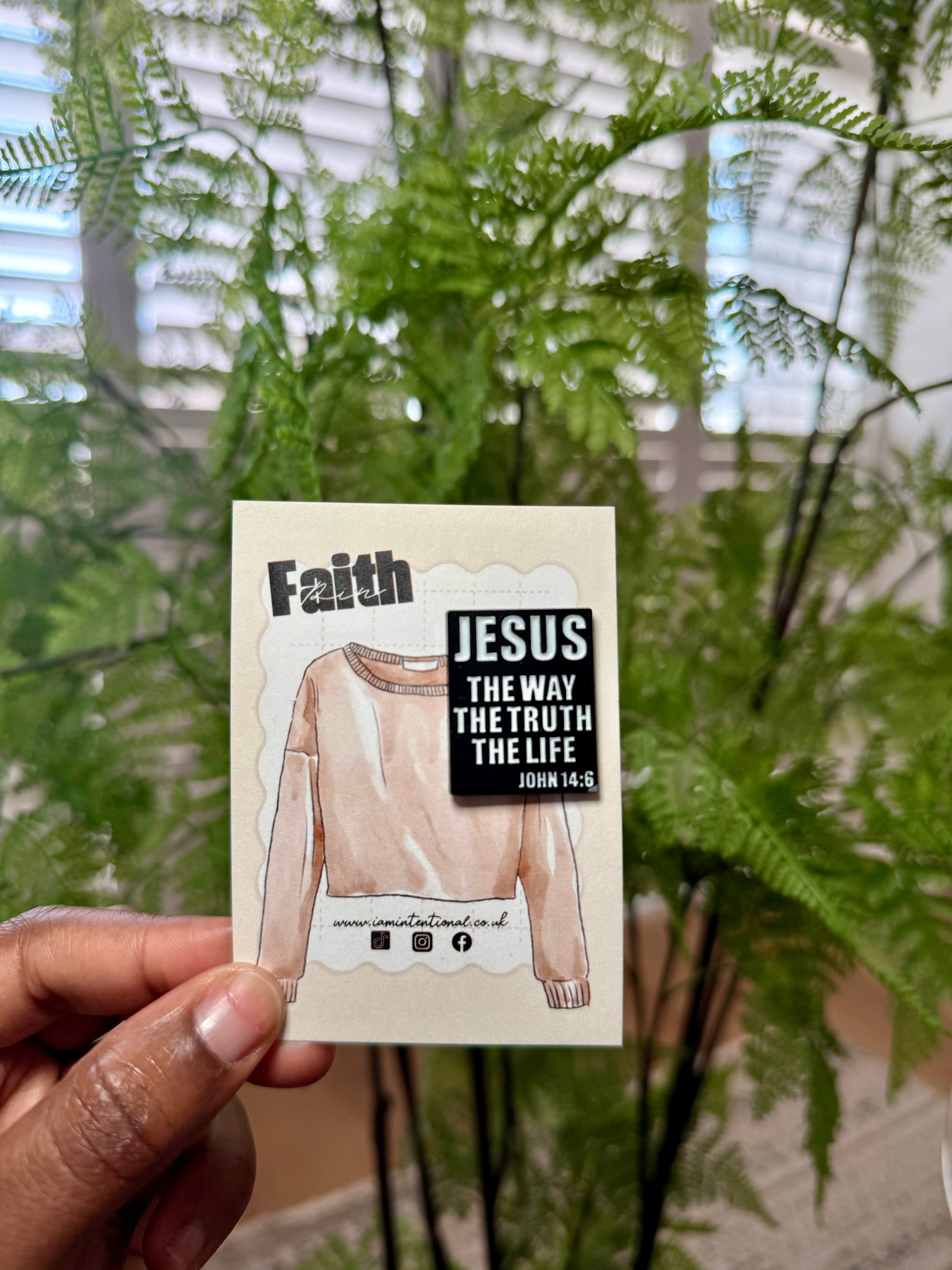 Faith pins - I AM INTENTIONAL 