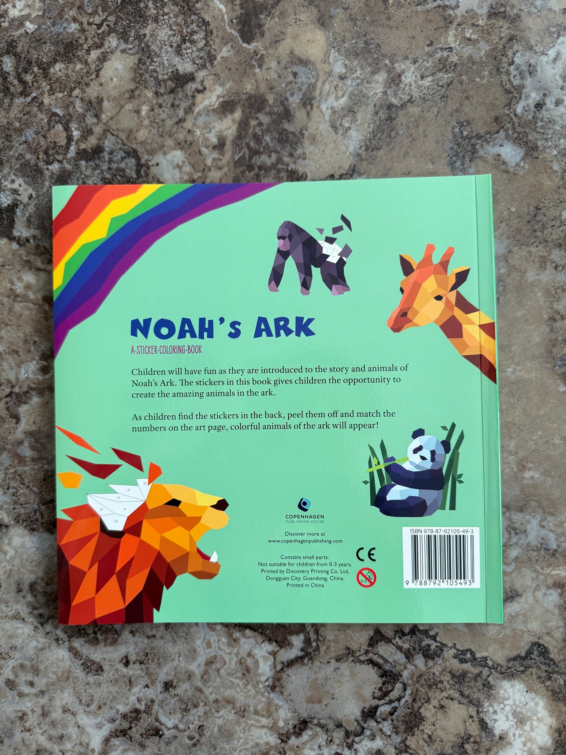 Noah’s Ark Sticker Colouring Book - I AM INTENTIONAL 