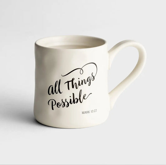 All Things Possible - Hand-Thrown Mug - I AM INTENTIONAL 