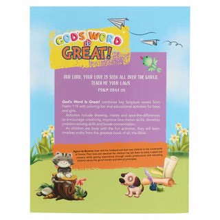 God's Word is Great Coloring and Activity Book - Psalm 119 - I AM INTENTIONAL 