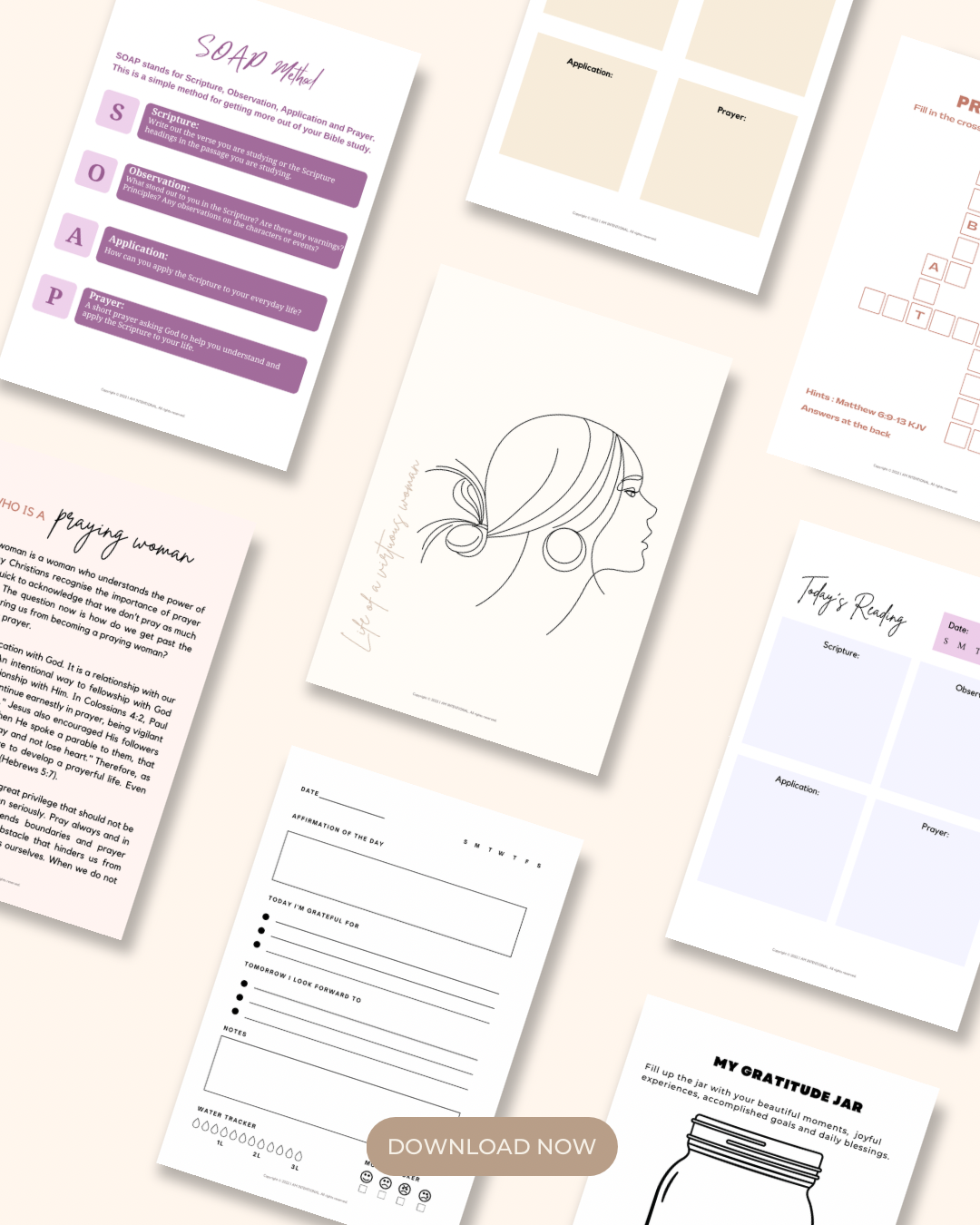 Life of a Virtuous Woman: A Guided Faith, Prayer & Gratitude Journal for Christian Women Ebook