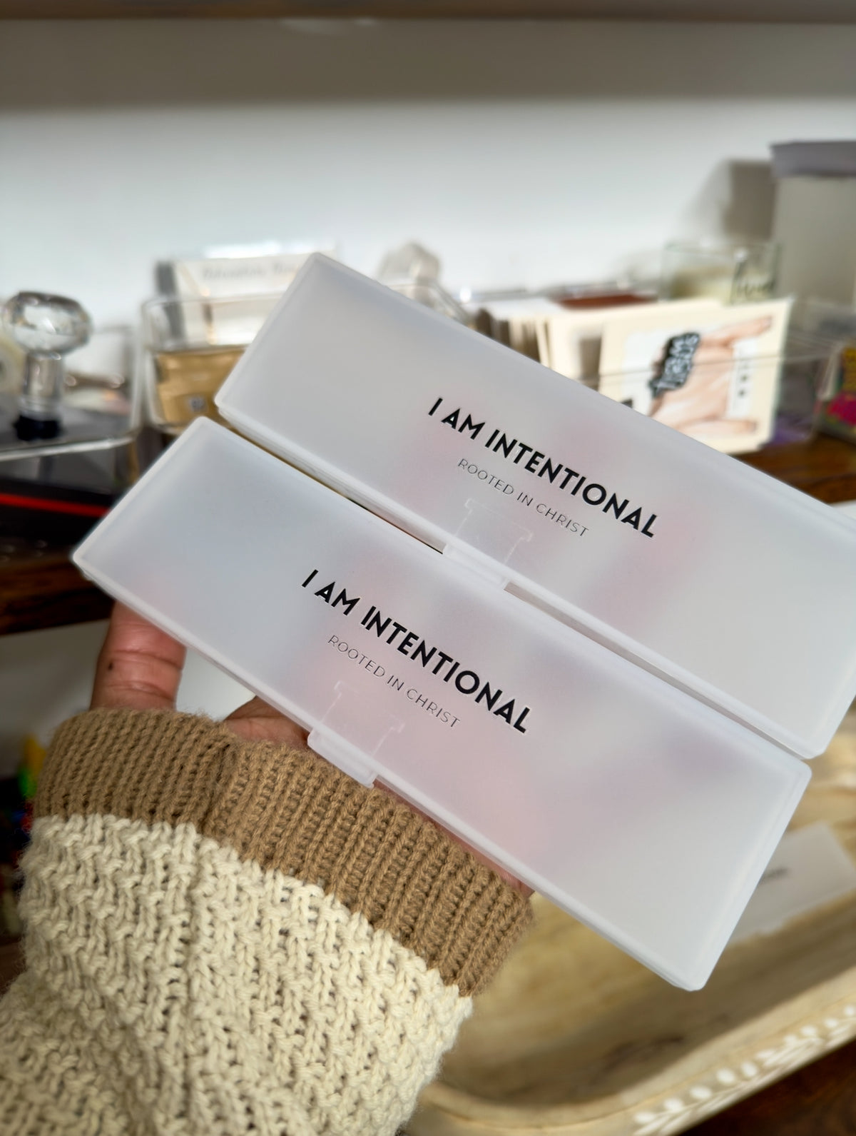 Pencil case only (without pens) - I AM INTENTIONAL 