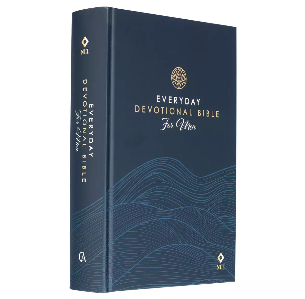 Devotional Bible NLT for Men Hardcover - I AM INTENTIONAL 