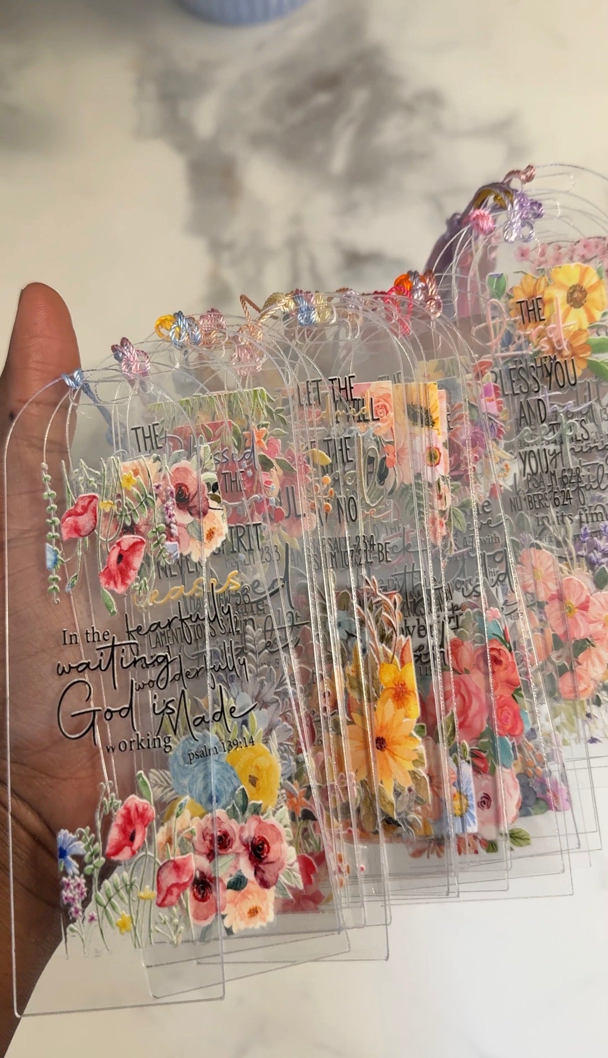 Acrylic bookmark - I AM INTENTIONAL 