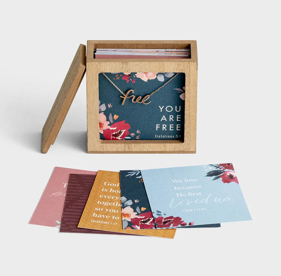 You Are Free - Necklace and Promise Box Gift Set - I AM INTENTIONAL 