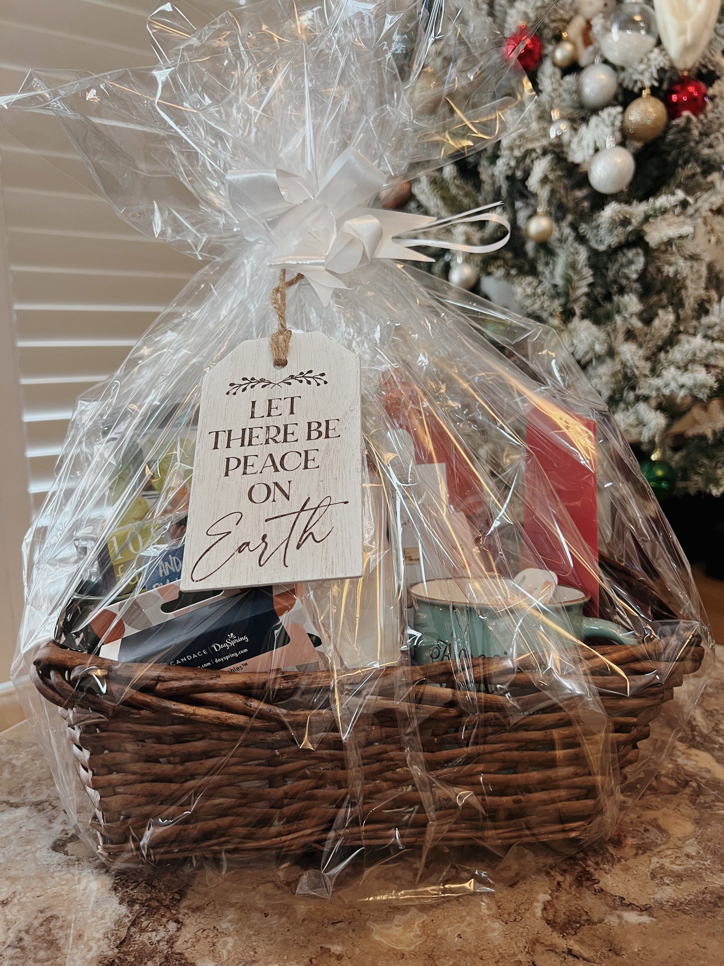 Christmas Faith Basket - I AM INTENTIONAL 