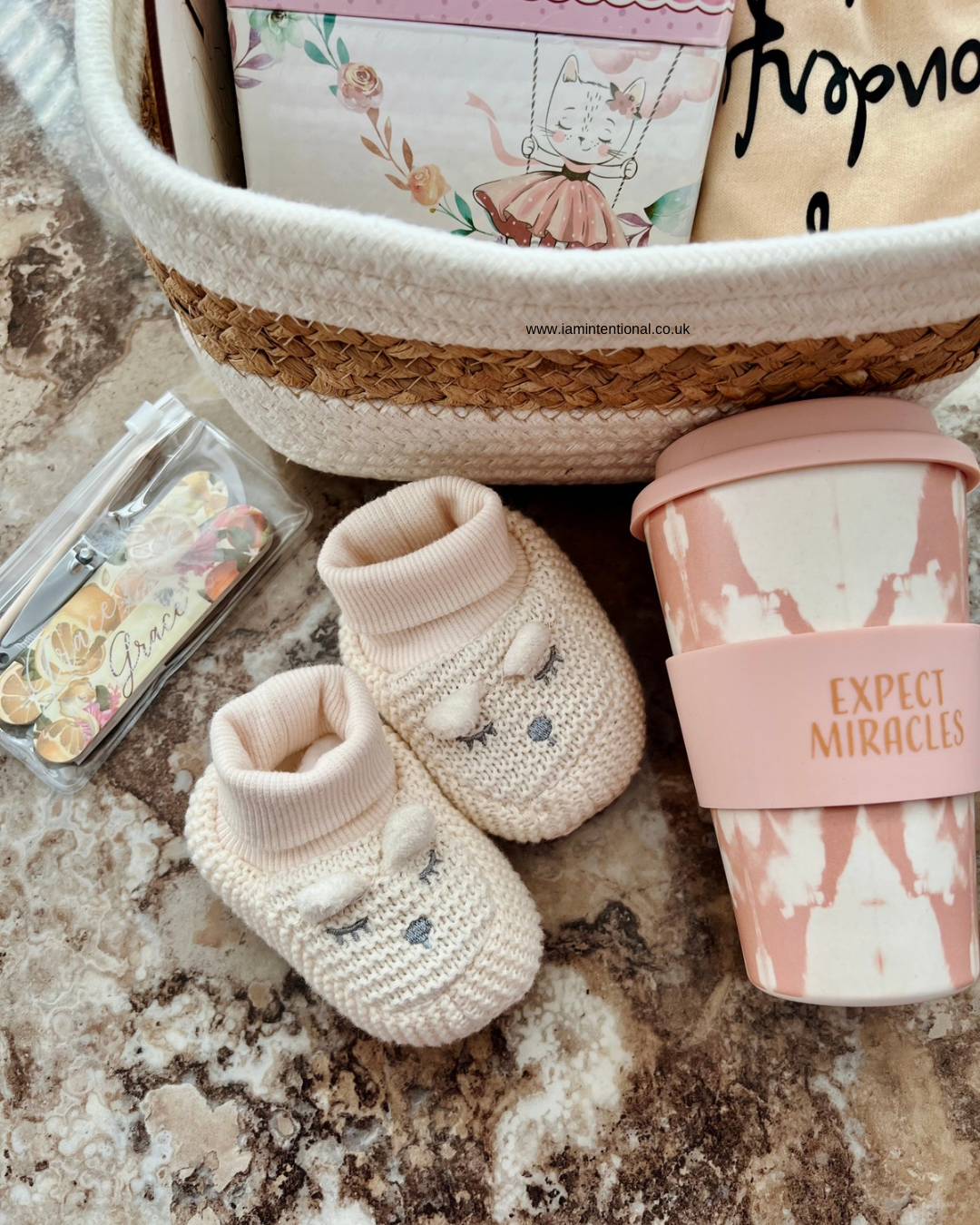 Little Miracle Basket- Girl Mum - I AM INTENTIONAL 