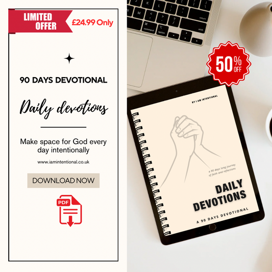 90 Days Devotional: Intentional Moments with God