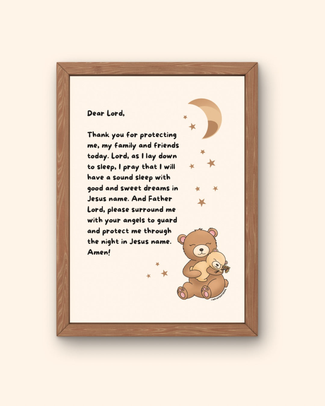 Bedtime Prayers For Little Hearts - I AM INTENTIONAL 