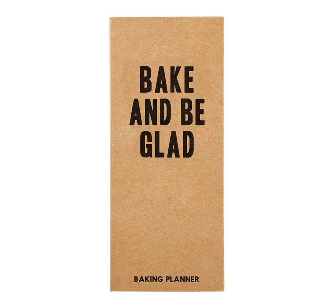 Baking Planner Bake & Be Glad - I AM INTENTIONAL 