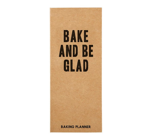 Baking Planner Bake & Be Glad - I AM INTENTIONAL 