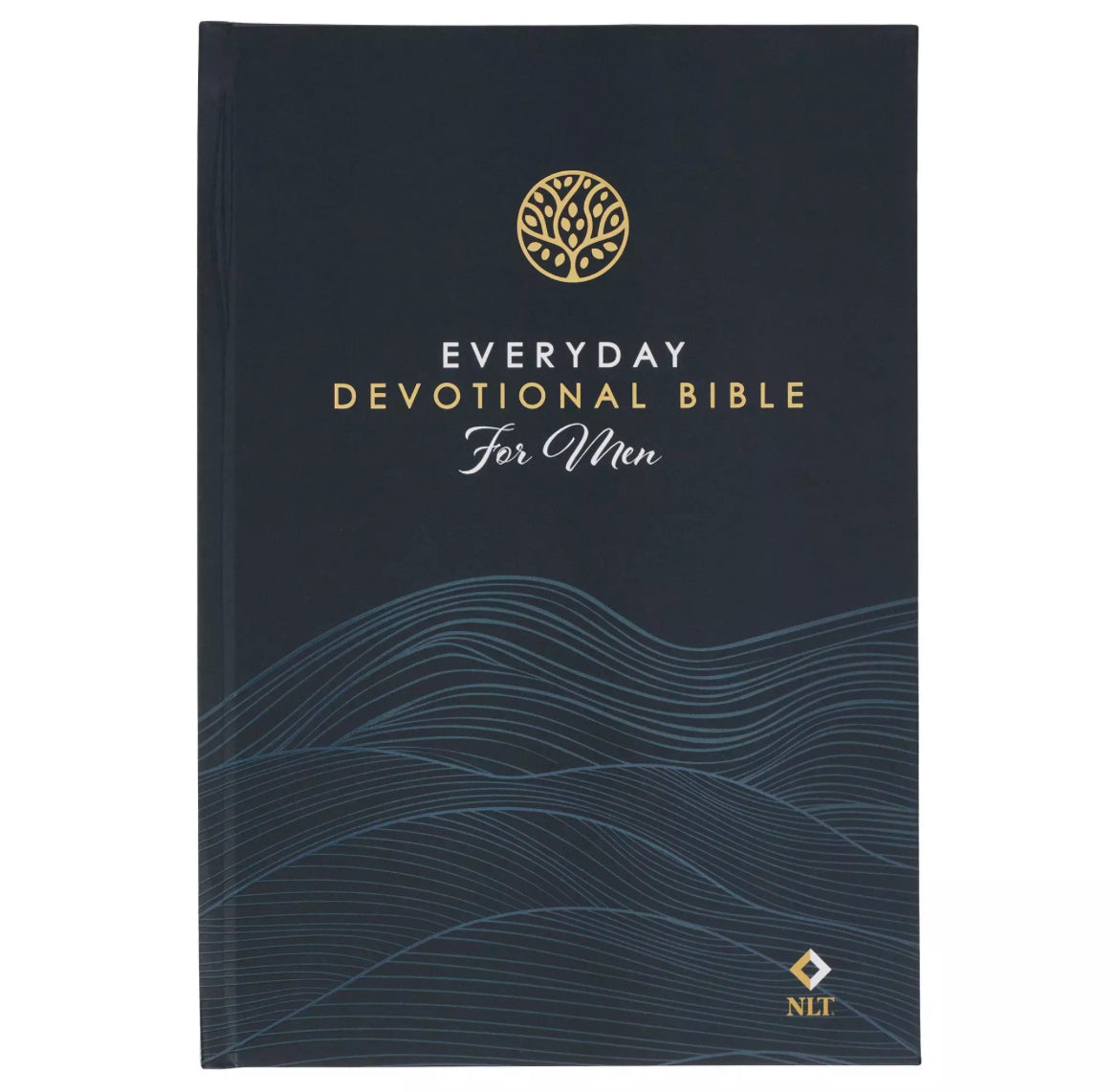 Devotional Bible NLT for Men Hardcover - I AM INTENTIONAL 