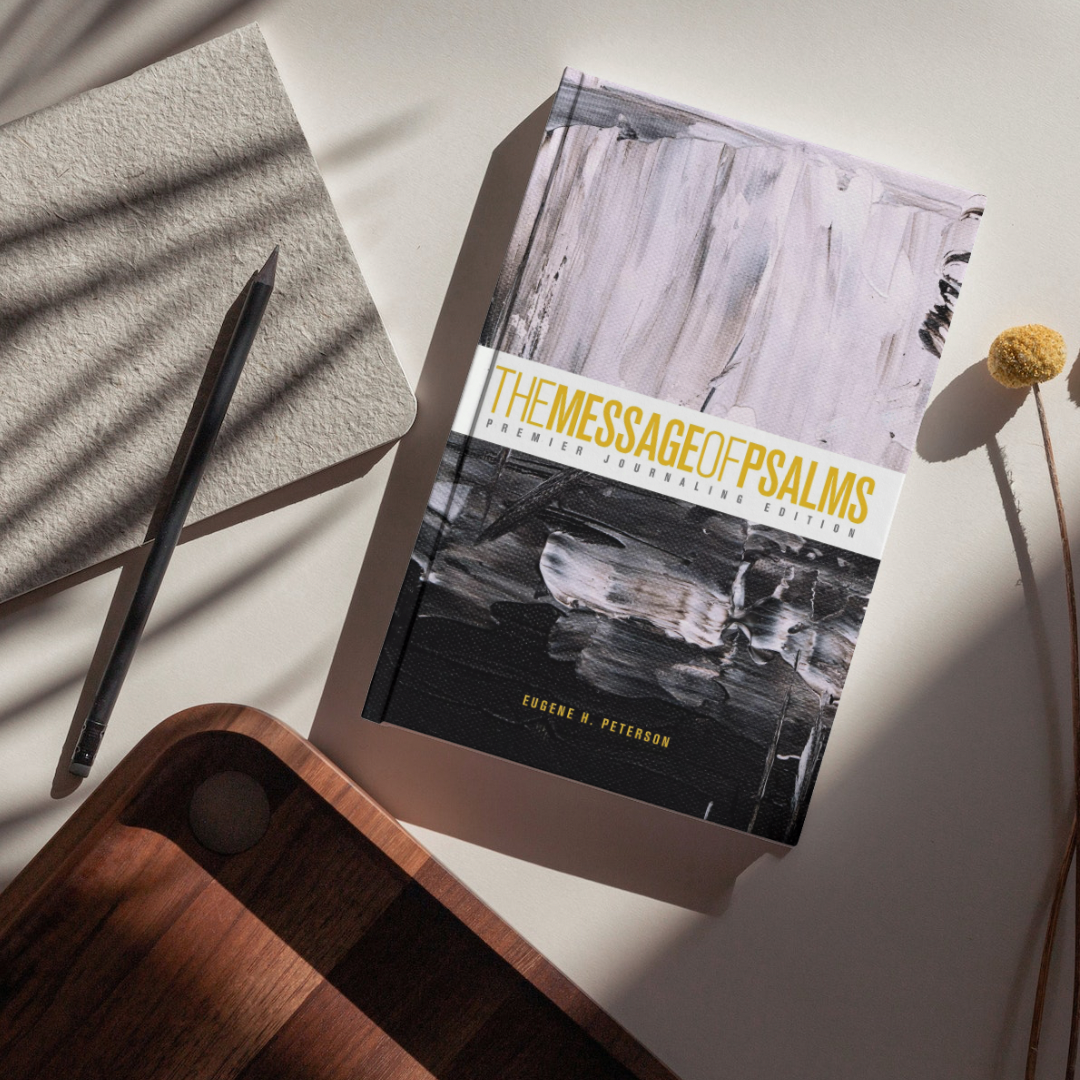 The Message of Psalms: Premier Journaling Edition Thunder - I AM INTENTIONAL 