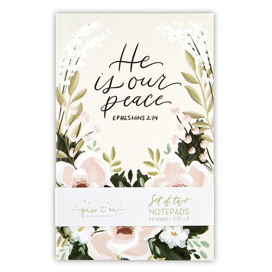 Notebook Set – He is our Peace - I AM INTENTIONAL 