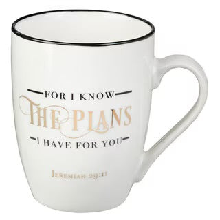 I Know The Plans Ceramic Coffee Mug – Jeremiah 29:11 - I AM INTENTIONAL 
