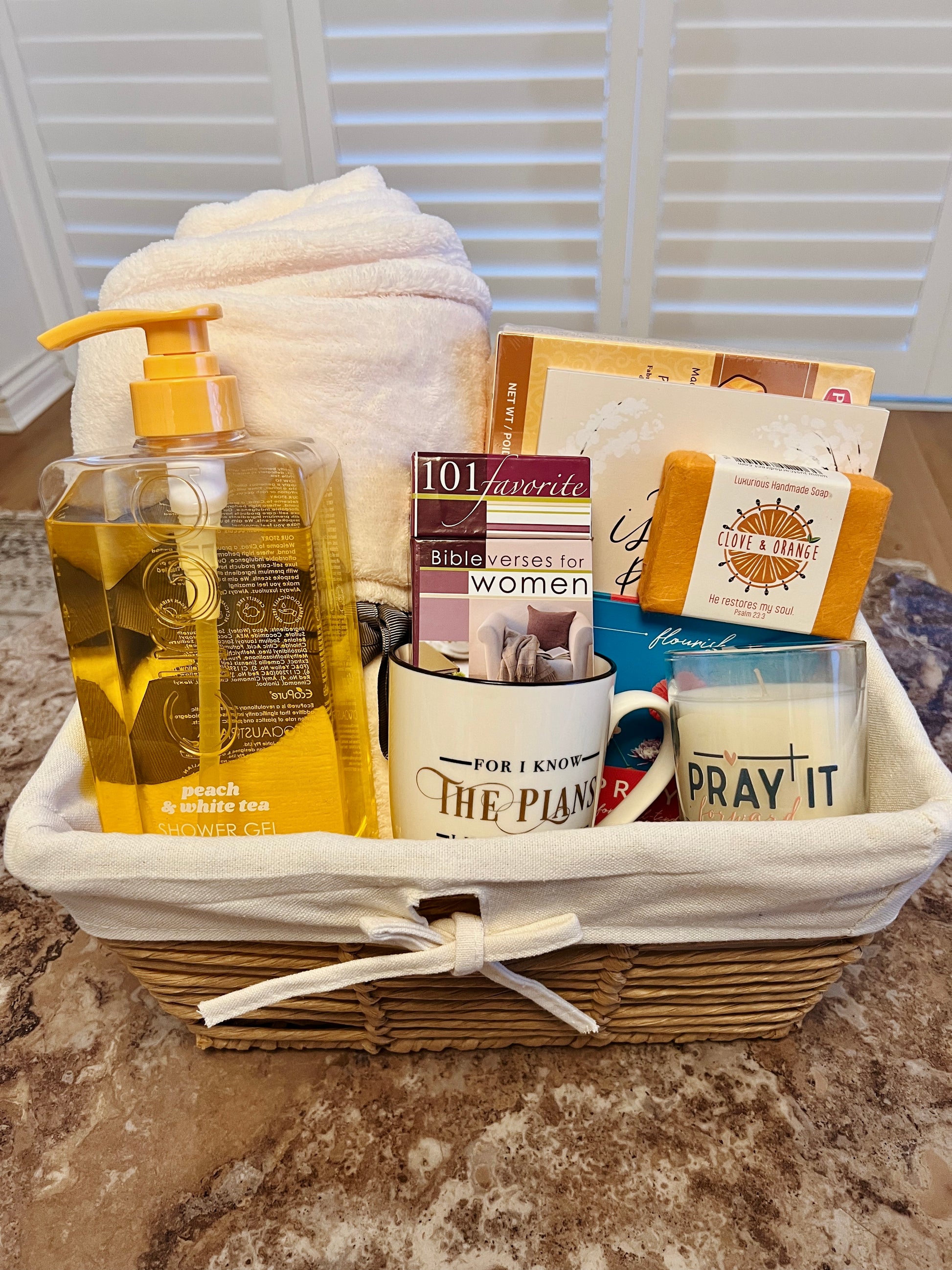 Grace & Glow Faith Basket - I AM INTENTIONAL 