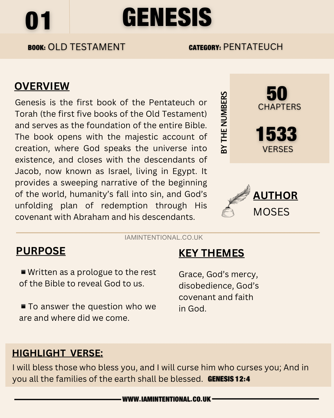 Full Bible Overview – From Genesis to Revelation- Digital product - I AM INTENTIONAL 