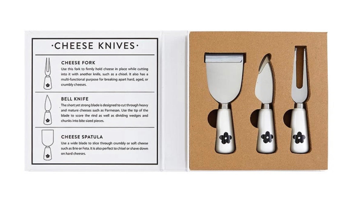 Daisy Cheese Knives Book Box - For the Love of Cheese - I AM INTENTIONAL 