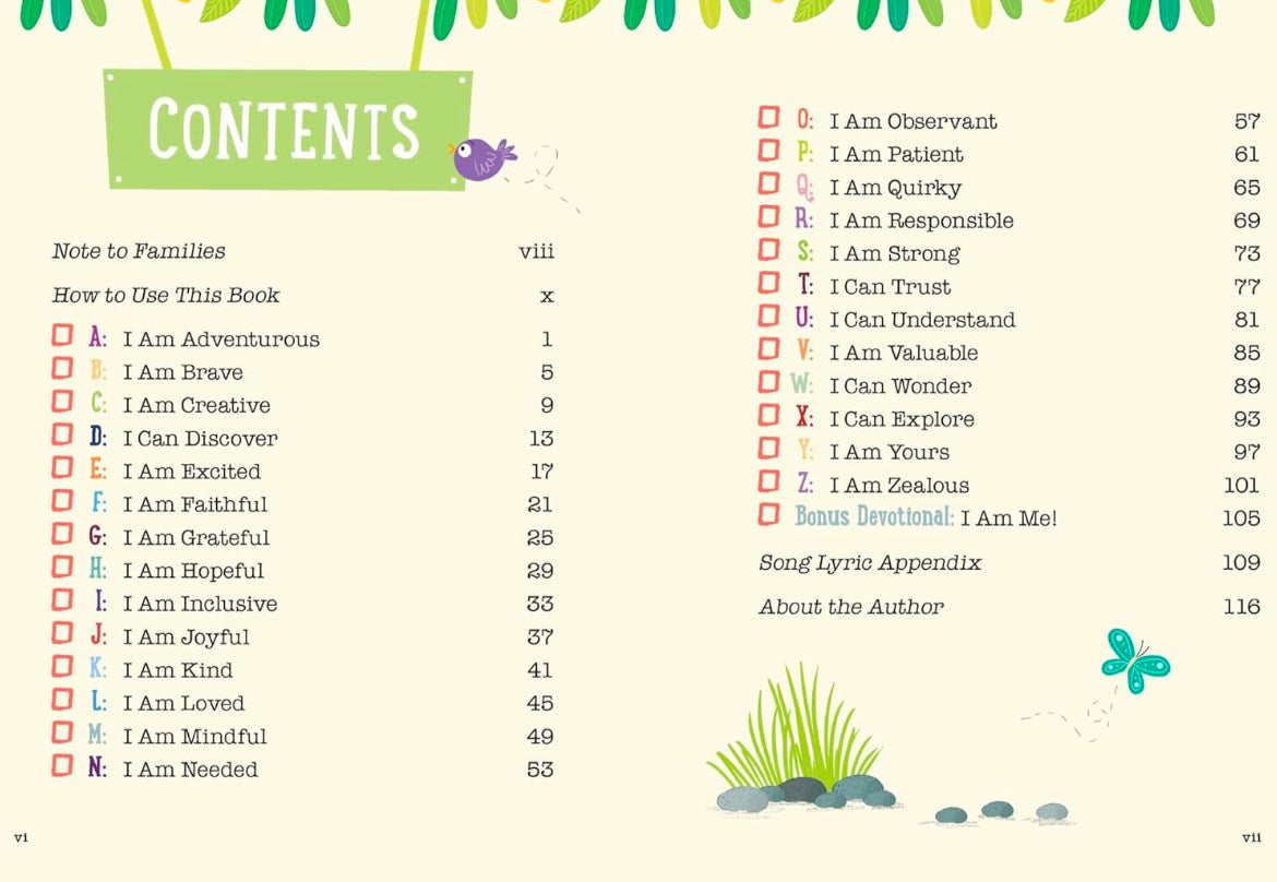 God Made Me from A to Z: 26 Activity Devotions for Curious Little Kids