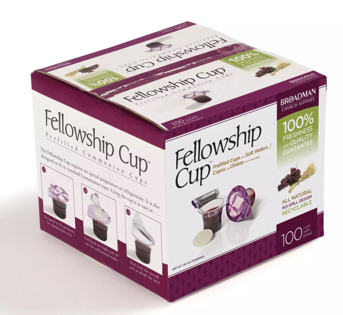 Fellowship Cup Box of 100 - I AM INTENTIONAL 
