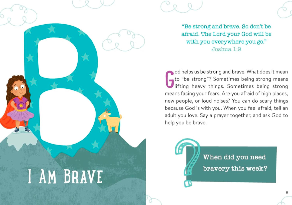 God Made Me from A to Z: 26 Activity Devotions for Curious Little Kids