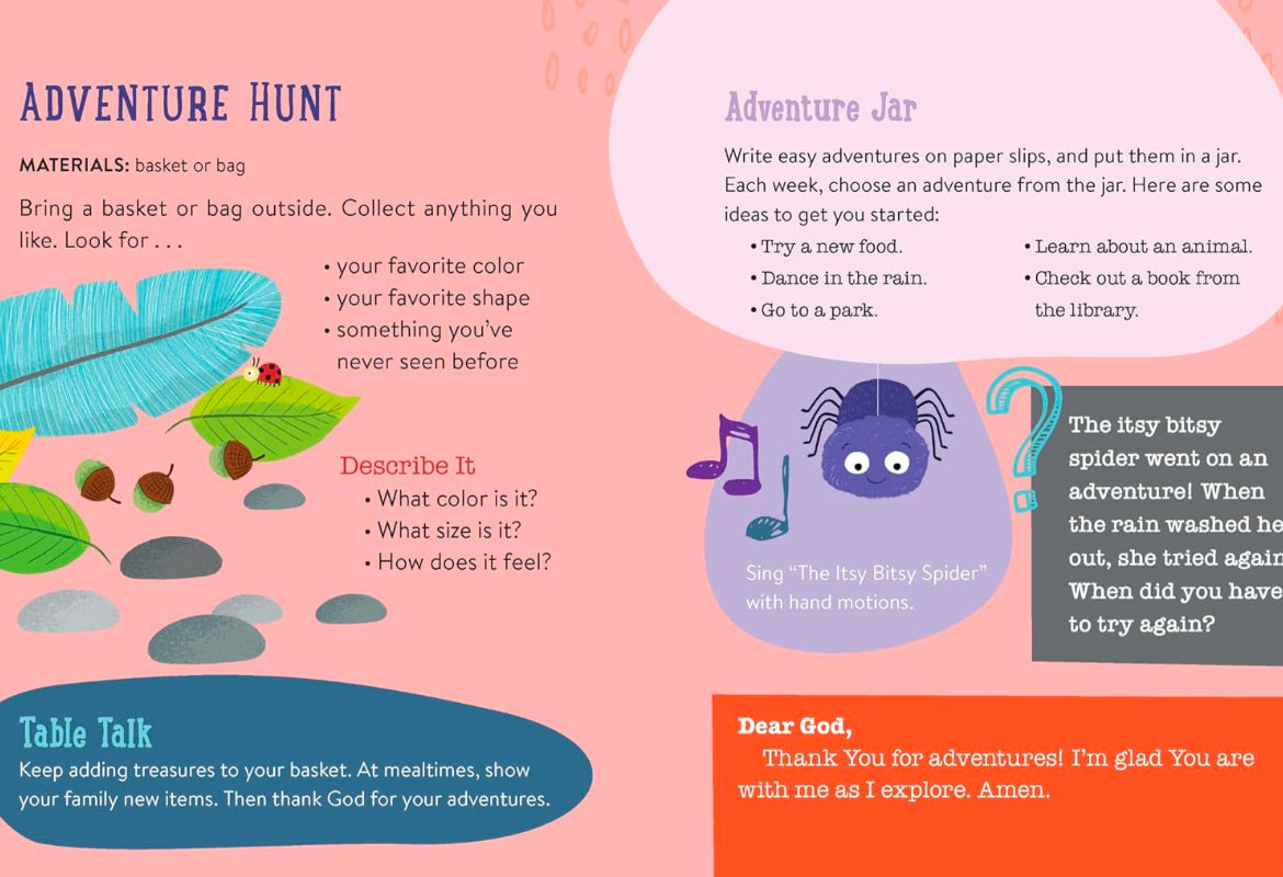 God Made Me from A to Z: 26 Activity Devotions for Curious Little Kids