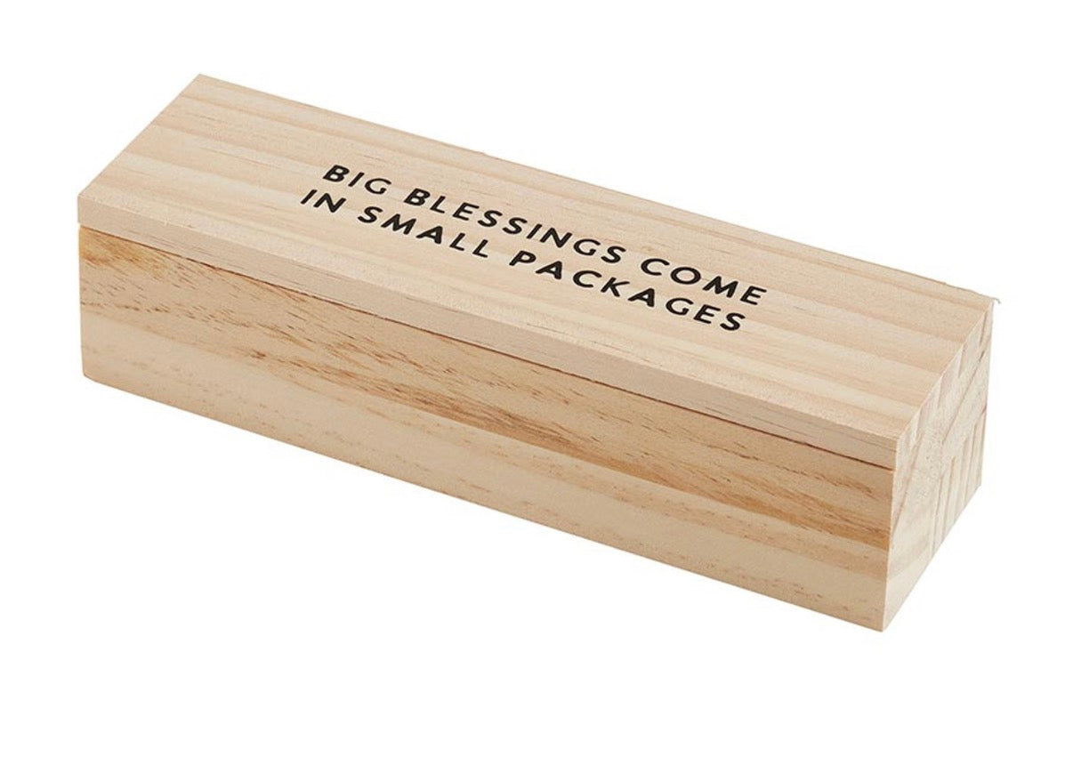 Big Blessings Pregnancy Test Announcement Box - I AM INTENTIONAL 