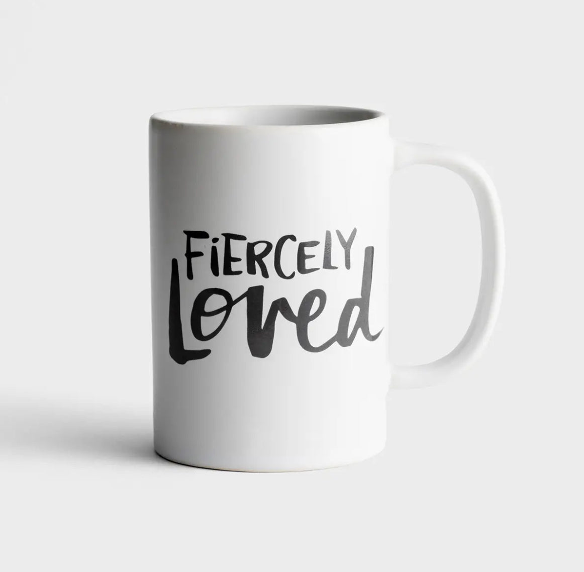 Fiercely Loved - True and Write Mug - I AM INTENTIONAL 