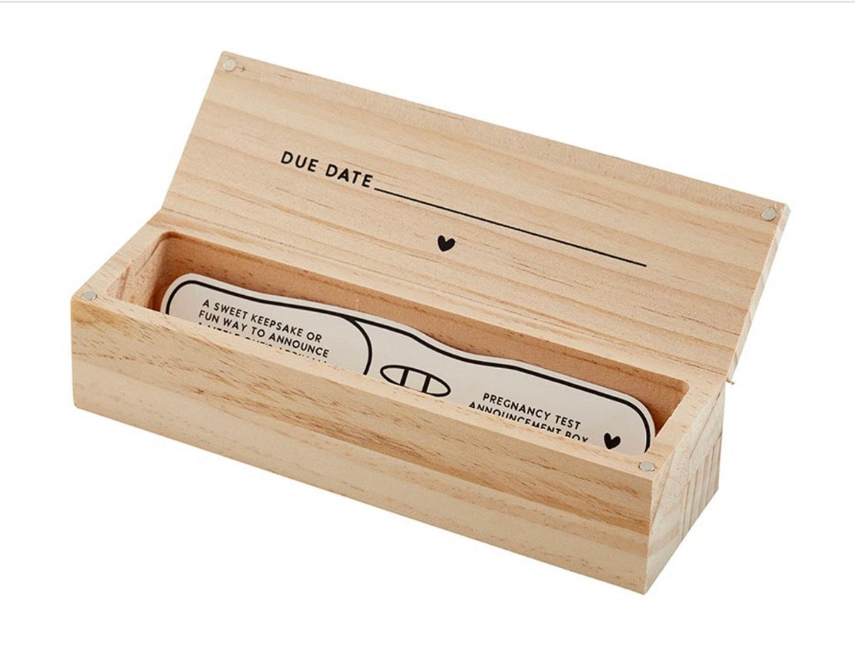 Big Blessings Pregnancy Test Announcement Box - I AM INTENTIONAL 