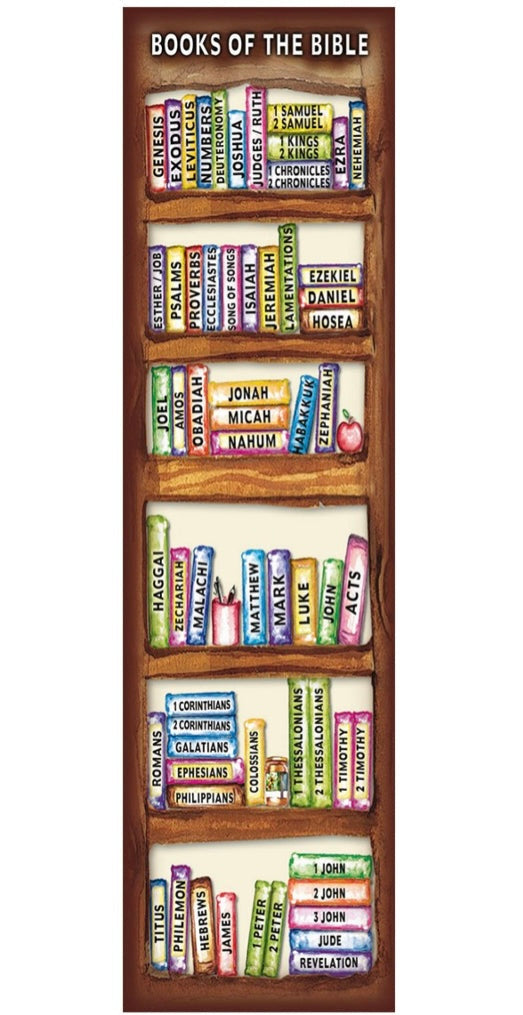 Books of the Bible" Bookmarks - Pack of 10 - I AM INTENTIONAL 