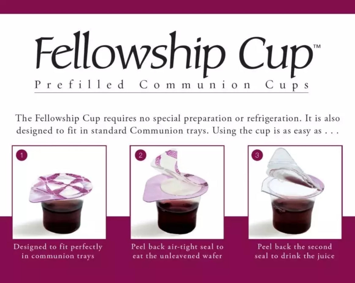 Fellowship Cup Box of 100 - I AM INTENTIONAL 