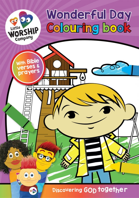 Little Worship Company: Wonderful Day Colouring Book - I AM INTENTIONAL 