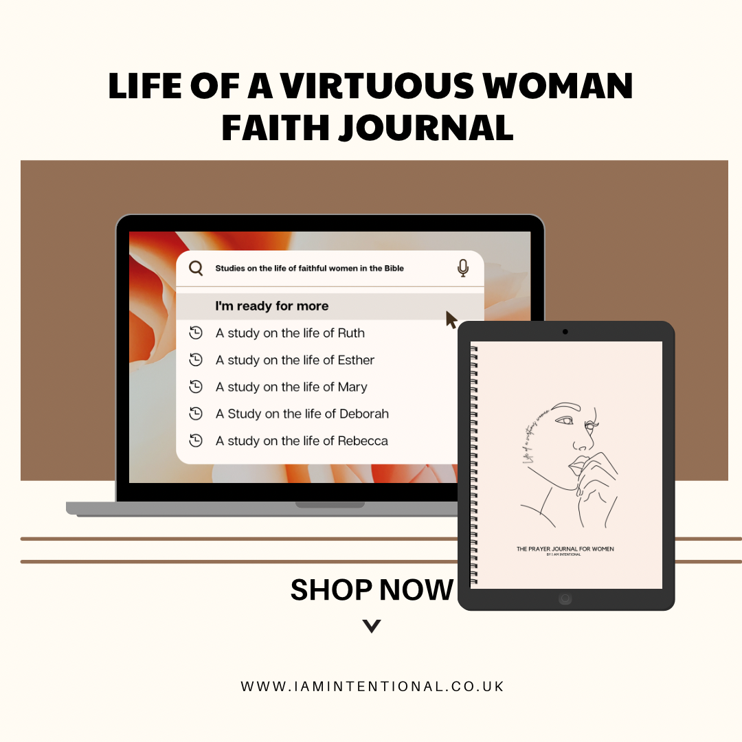 Life of a Virtuous Woman Journal: Guided Faith, Prayer and Gratitude Journal | Christian Ebook for Women - I AM INTENTIONAL 