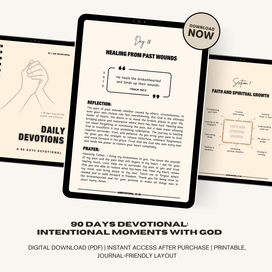 90 Days Devotional: Intentional Moments with God