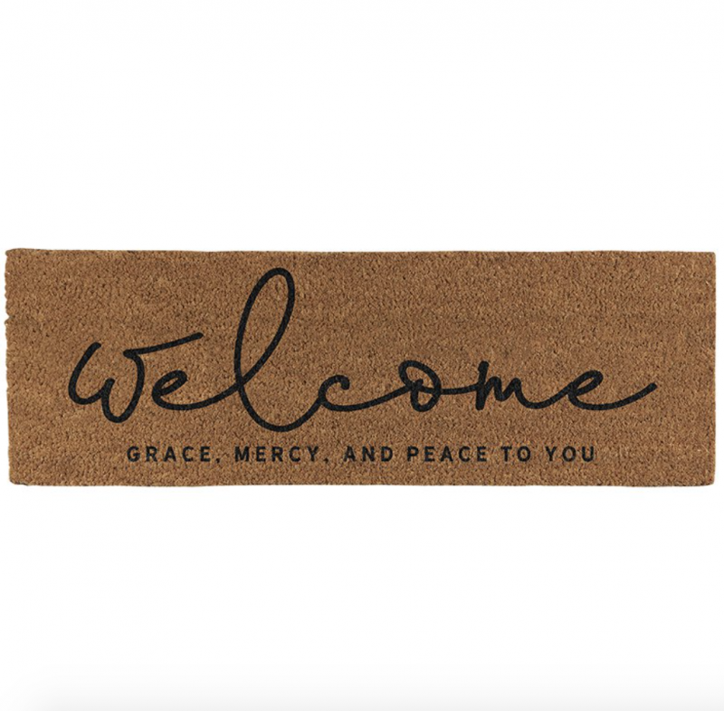 Welcome Doormat - I AM INTENTIONAL 