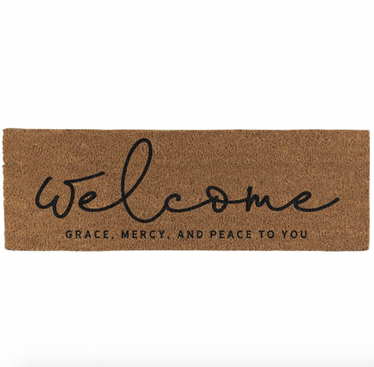 Welcome Doormat - I AM INTENTIONAL 