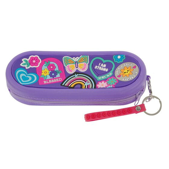 Pencil Case Purple I Am Strong Prov. 31:25 - I AM INTENTIONAL 