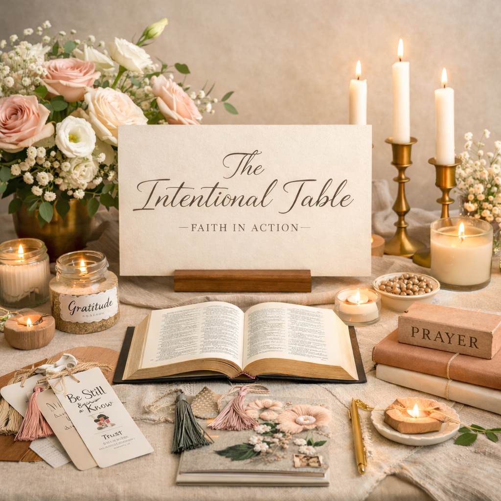 The Intentional Table: A curated faith-filled experience - I AM INTENTIONAL 